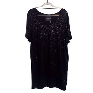 Victorias Secret Supermodel Essentials Large Black Sequins Mini Dress Cocktail